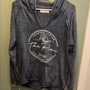 Women's Blue Hoodie Sweater
